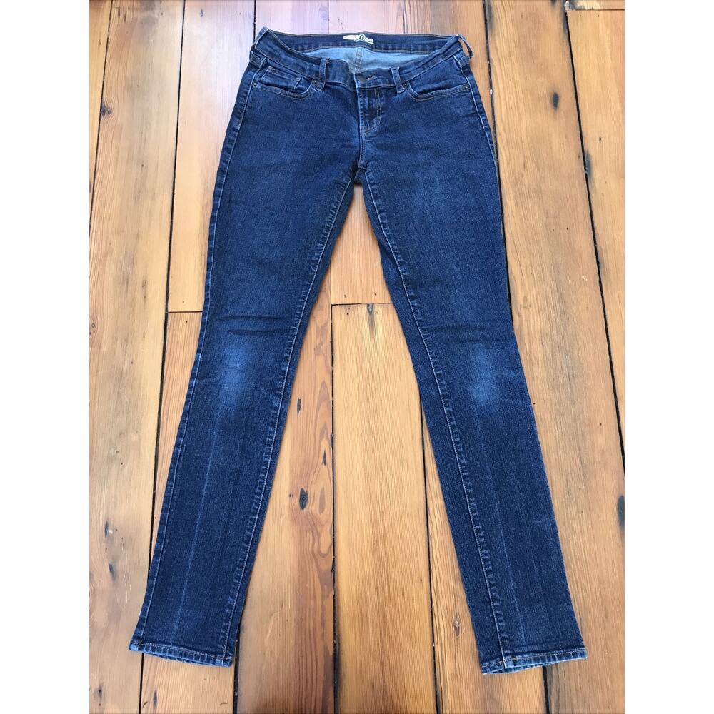 Old Navy The Diva Dark Wash Blue Skinny Jeans Pants 4 Long 30“ x 32“